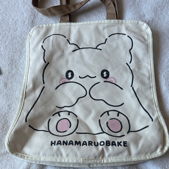 Sanrio Hanamaruobake Tote and Pouch Set | Double-Sided Tote | Kawaii | Wallet - Picture 10 of 14
